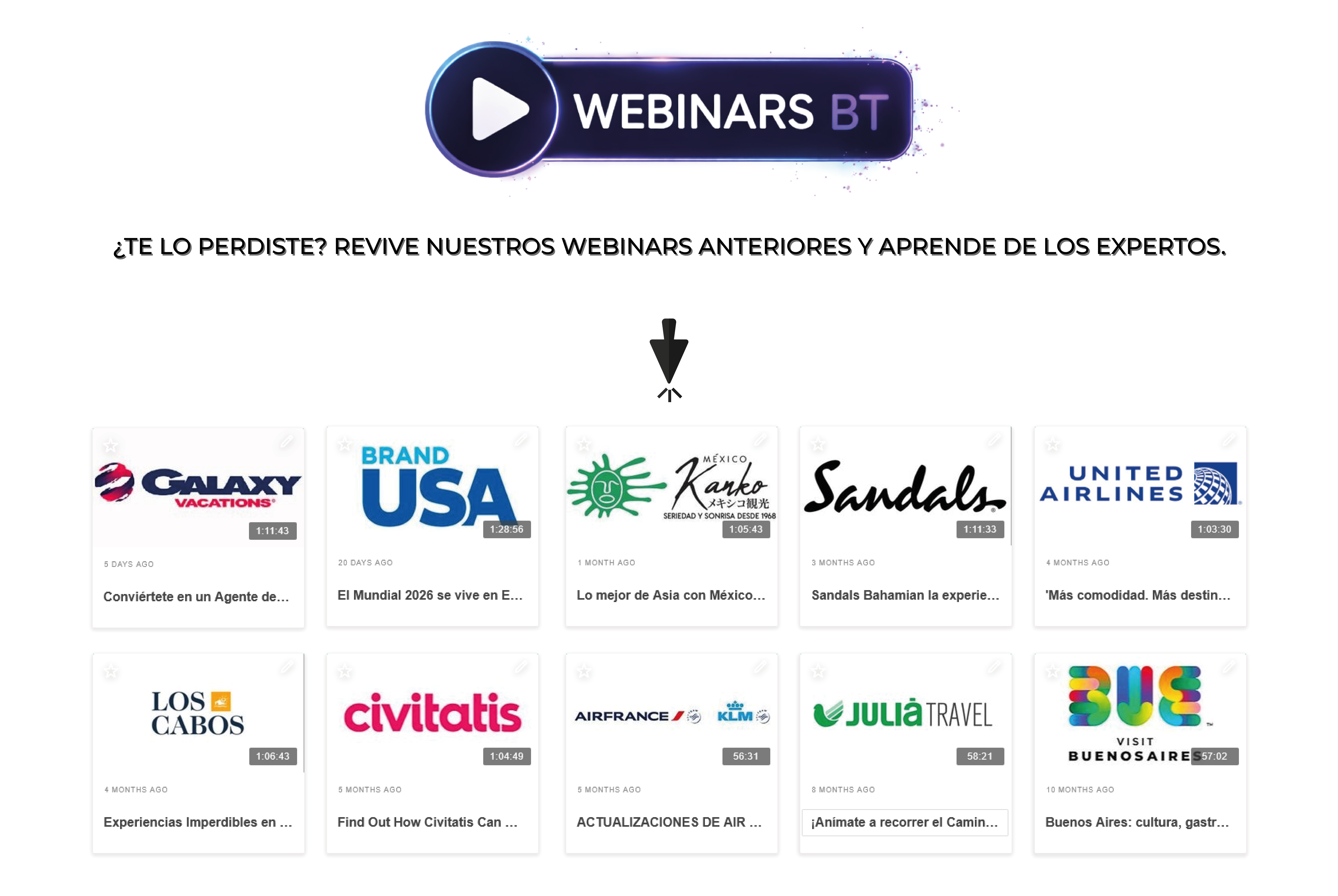 Webinars pasados